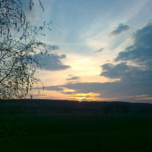 Večer nad majerom