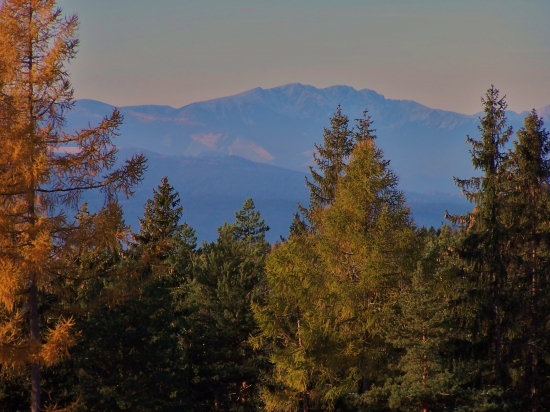 pohľad na Západné Tatry