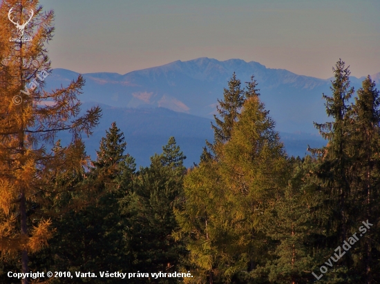 pohľad na Západné Tatry