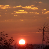 Východ slnka na Levočskými vrchmi