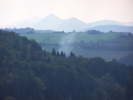Malá Fatra - pohľad z Oravského hradu