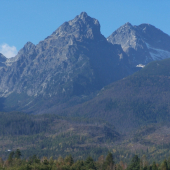 Prostredný hrot - pohľad zo starolesnianskych lúk