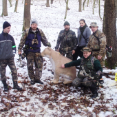 Zásah na 70 metrov druhým šípom. Síce šťastie ale pekné. Presný stred za 11 bodov, 