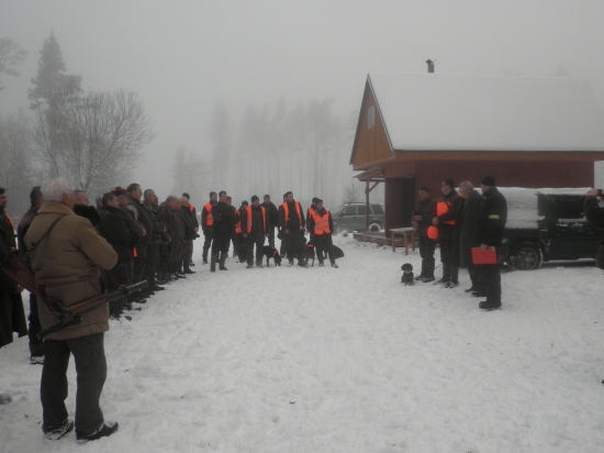 nástup pred spoločnou