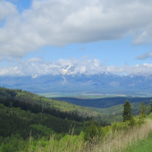 Ľubická dolina a Tatry