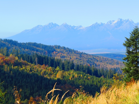 Levočské vrchy a Tatry
