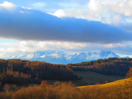 Tatry od Zaľubice...