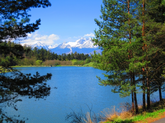 Tatry od Kežmarku...