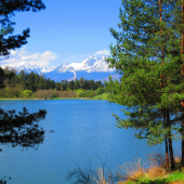 Tatry od Kežmarku...
