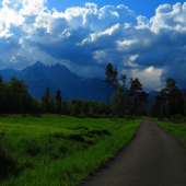 Podvečer pod Tatrami...