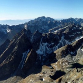 Malá studená dolina z hora