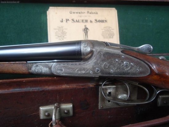 J.P.Sauer&Sohn, bixa, model I. 9,3x72R/16 rok výroby 1893