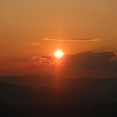 Slnko zapadlo a les ožil ...