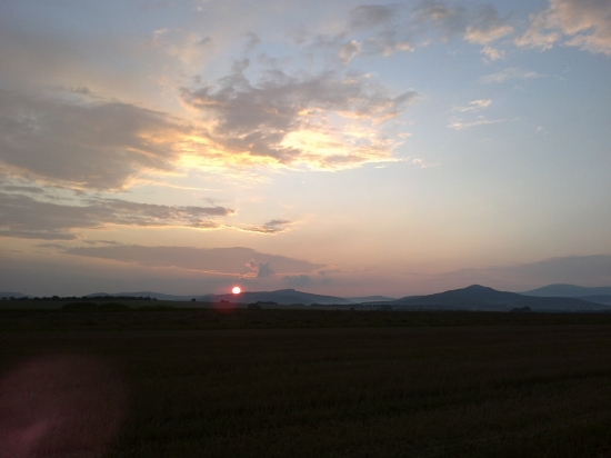 zapad slnka:-)