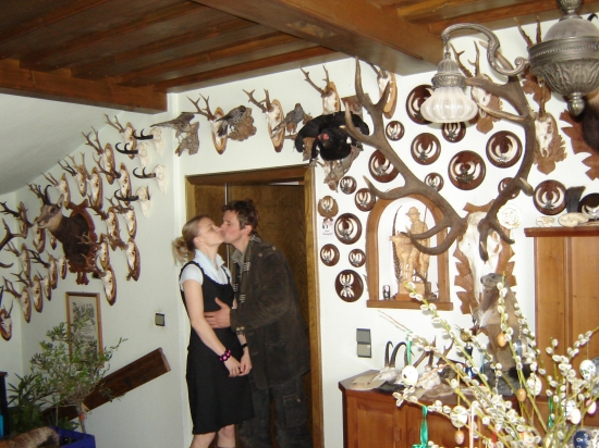 Alpská láska - návrat rakúskeho poľovníka domov z poľovačky