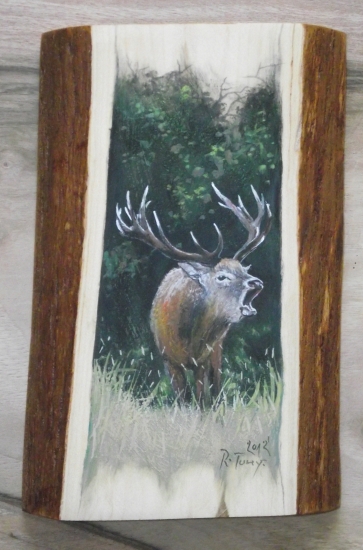 Jeleň - miniatúra 10x15cm