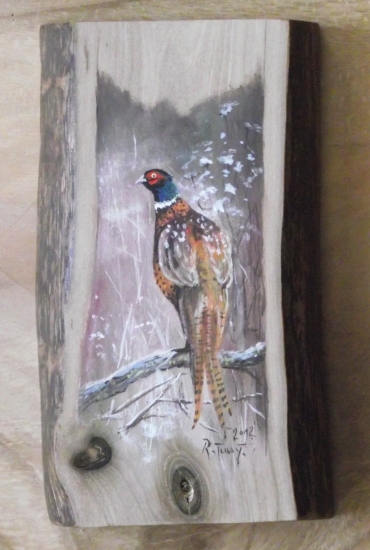 bažant - miniatúra 10x15cm