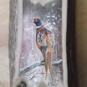 bažant - miniatúra 10x15cm