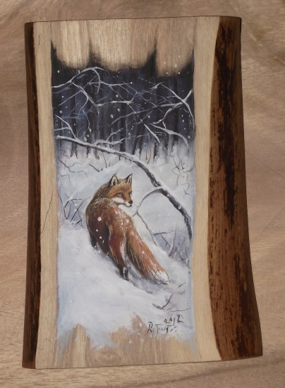 Líška - miniatúra 10x15cm