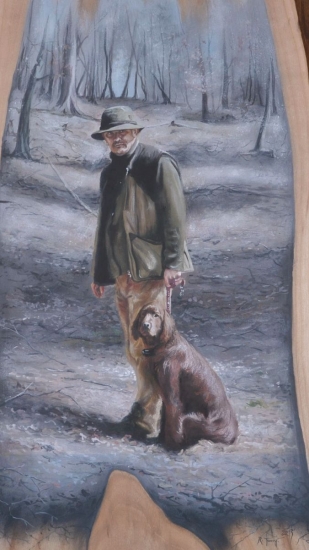 V hrabine - portrét