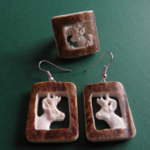 Lovecké šperky z parohu pro Terrku