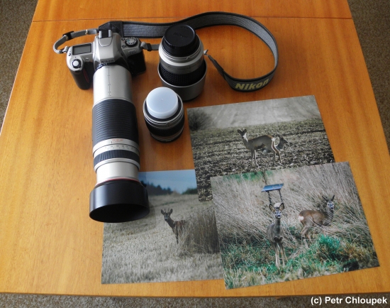 S touhle fotovýbavou jsem se začal v roce 2004 věnovat fotografování zvěře