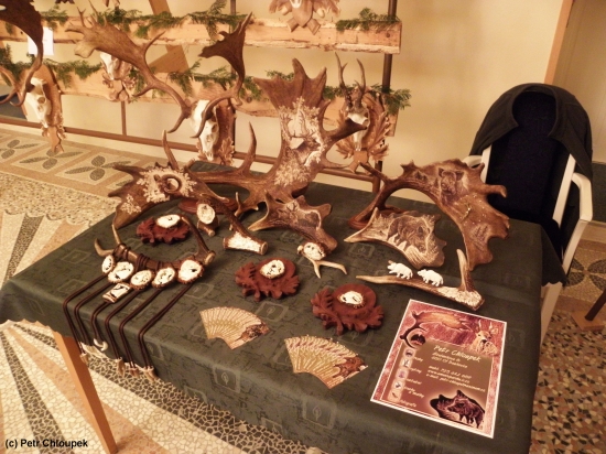 Moje první výstava řezeb a rytin do parohu