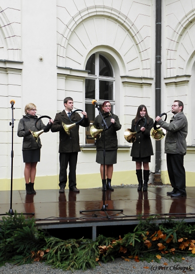 Vystoupení trubačů Mendelovy univerzity Brno