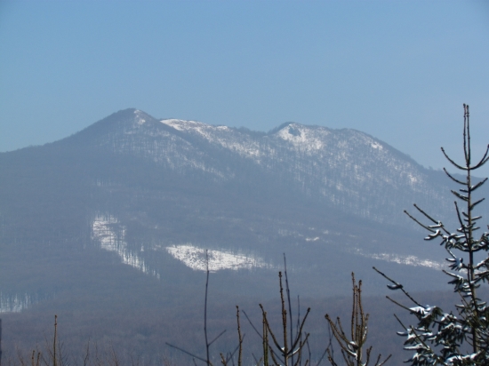 Vrchol Vihorlatu koncom februára