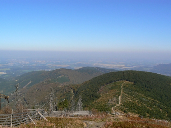 pohľad z Lysej Hory