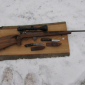 Prerobena 456-stka s pažbou Thumbhole