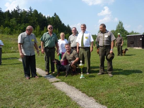Jagdterriér najkrajší pes výstavy Sielnica roku 2012