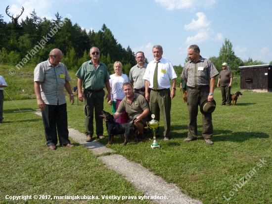 Jagdterriér najkrajší pes výstavy Sielnica roku 2012