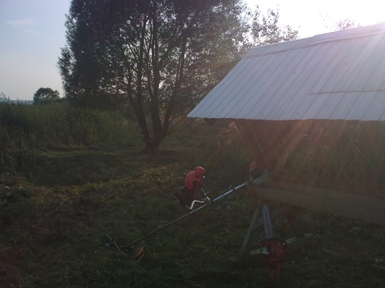 Úprava okolia pred zimou.