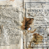 Lovecký list z r 1926  I