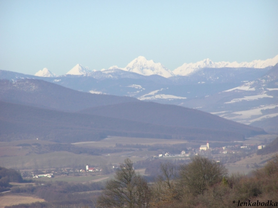 Vysoké Tatry v pozadí