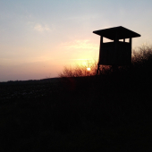 jesenný západ slnka...