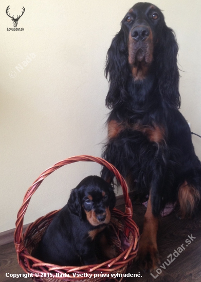 Zara (4 roky) a Lilly (5 týždňov)