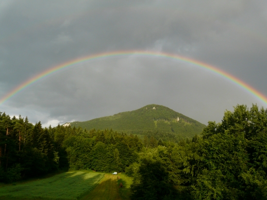Dúha nad Malým Manínom