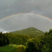 Dúha nad Malým Manínom