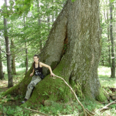 v lete na prechádzke