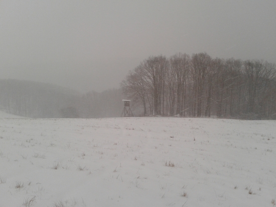 trošku nám zasnežilo