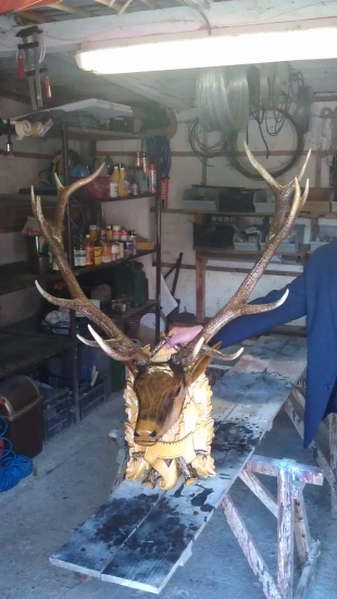 zhody na drevenej lebke :)