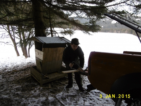 sobotna oprava krmelca + prikrmenie