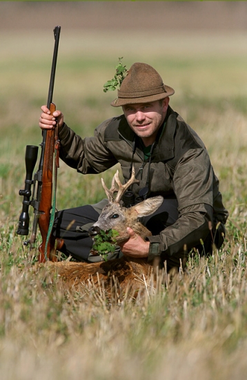 septembrový srnec ulovený na 270m