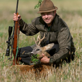 septembrový srnec ulovený na 270m