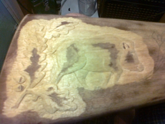 Moja prvá rezba na pažbe