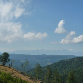 Pohľad na Tatry z Babinej