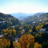 jeseň nad Špaňou Dolinou