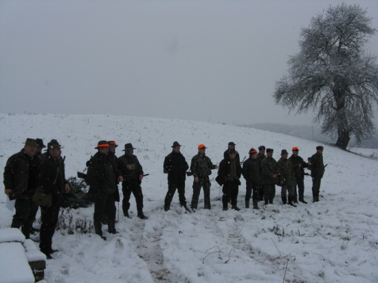 1. spoločná poľovačka PZ Lučenec - Počúvadlo